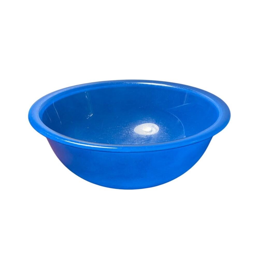 Vintage Pyrex 2.5L blue mixing bowl